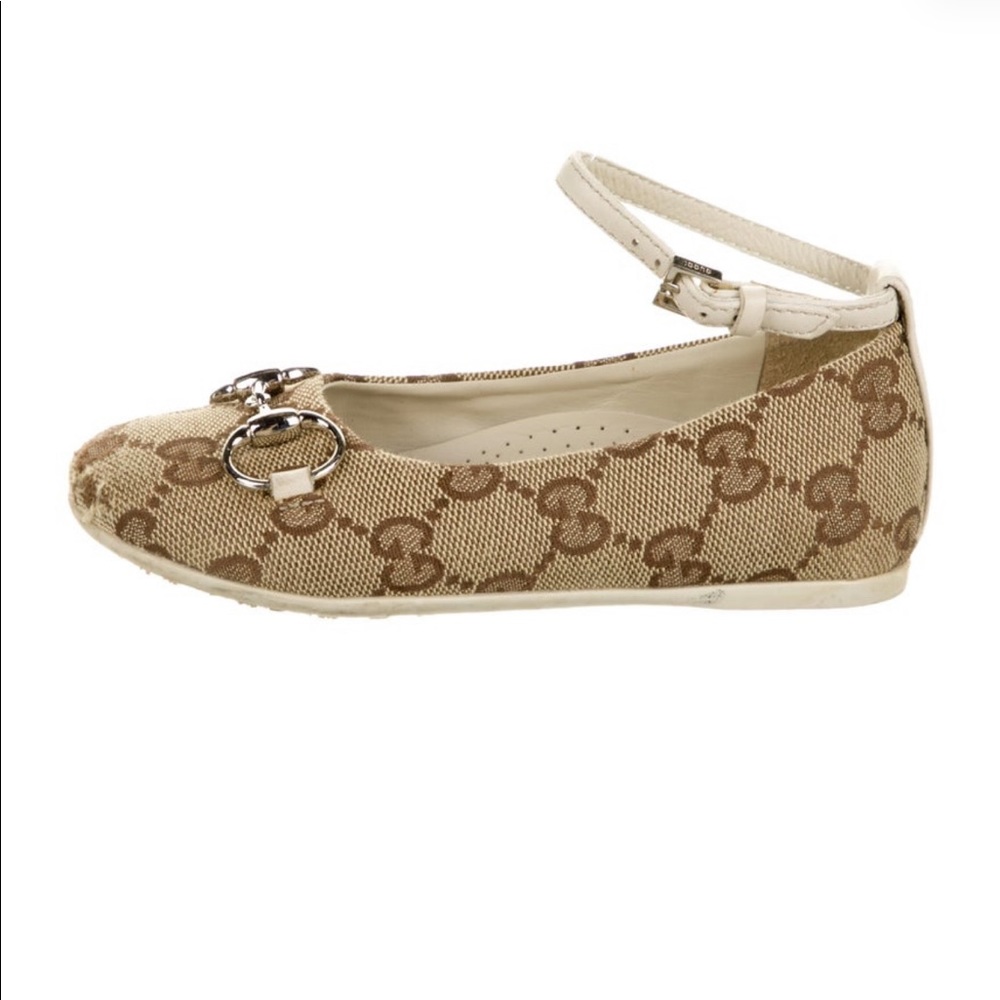 Gucci girls supreme ballet flats authentic - Picture 2 of 3